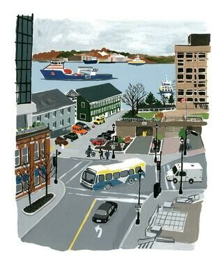 Kat Frick Miller Print - Halifax Harbour