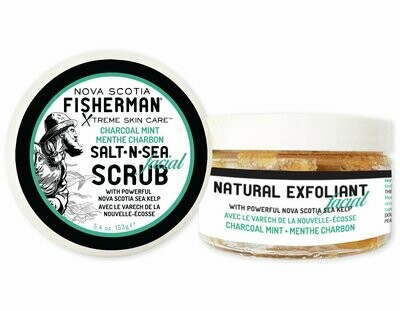 Charcoal and Mint Facial Scrub- NS Fisherman 