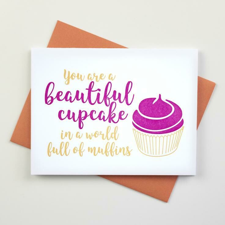 Cupcake Muffin Card - Inkwell Originals