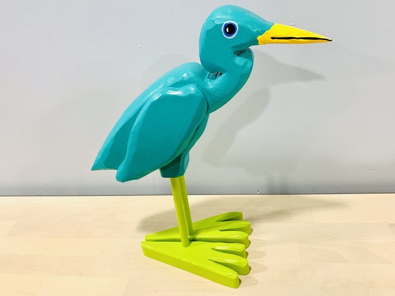 Large Green Heron Timberdoodle