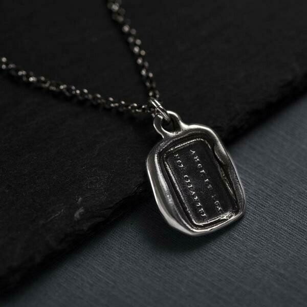 412-Love and Light Wax Seal Pendant