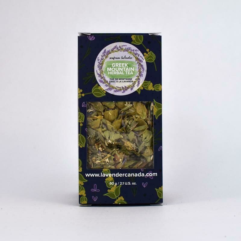 Large Greek Mountain Herbal Tea- Seafoam Lavender
