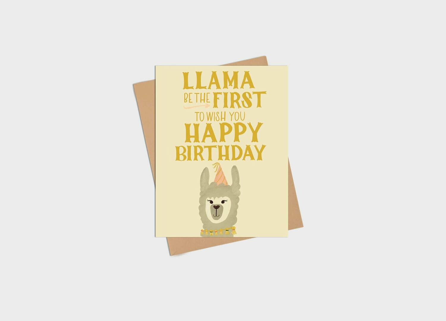 Llama Birthday Card - Kim Roach 