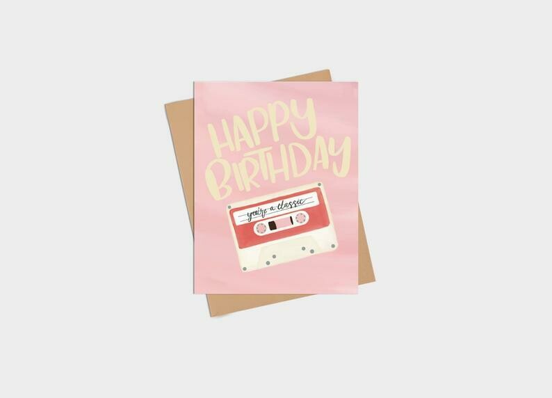 Classic Happy Birthday Card - Kim Roach 
