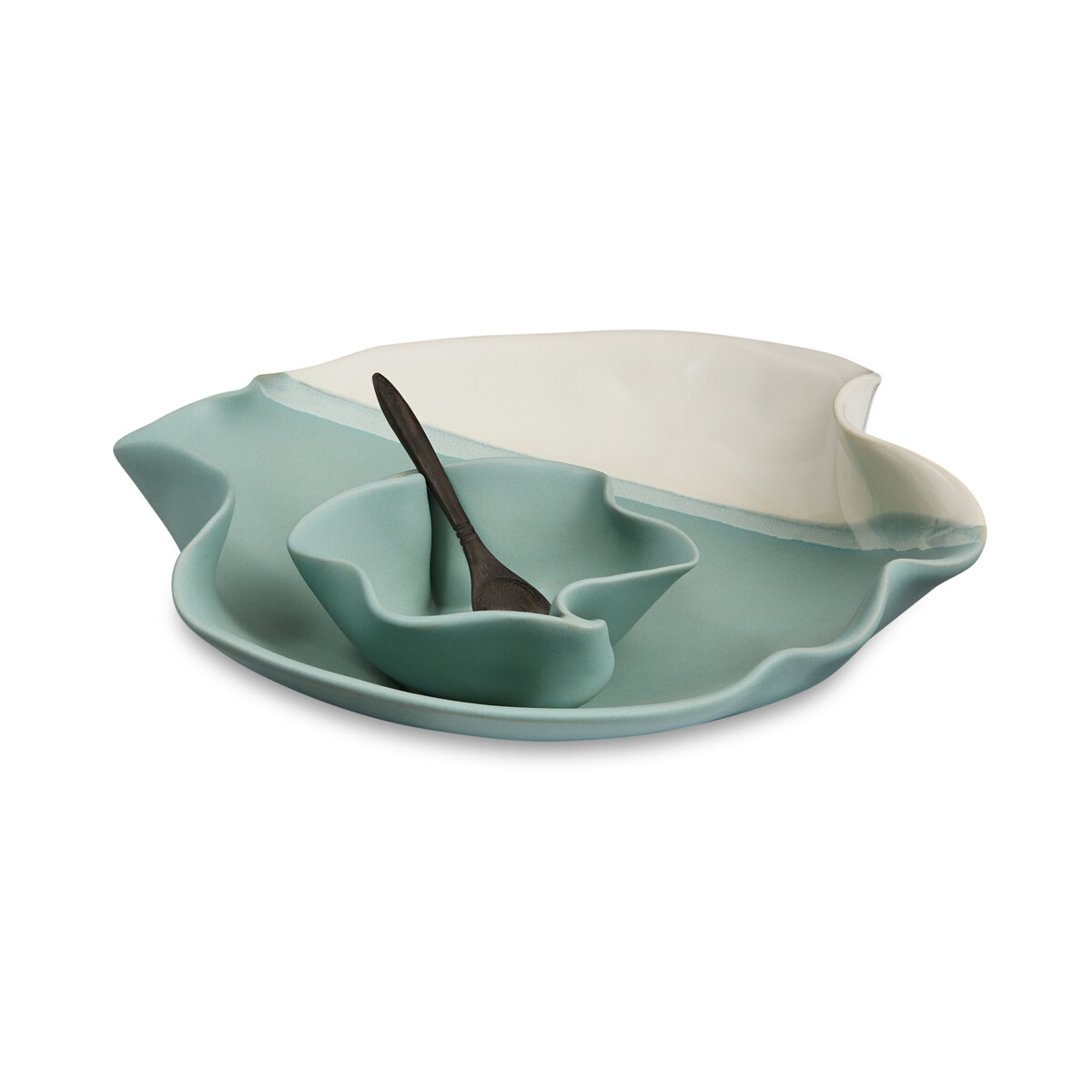 Robin&#39;s Egg Blue Small Dip Set- Hilborn