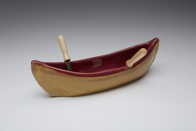 Red Gold Canoe Dip Pot - Maxwell