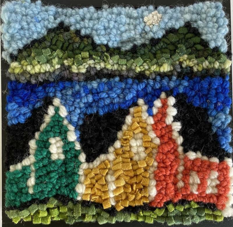 The Village- Rug Hooking Kit 