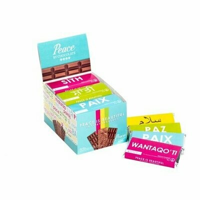 Peace Bar milk chocolate with Hazelnuts- Peace by Chocolate