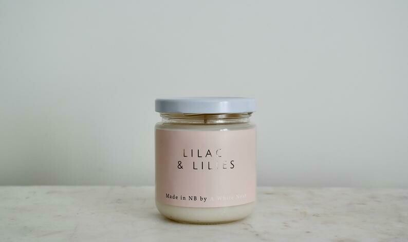 Lilac and Lillies Candle 