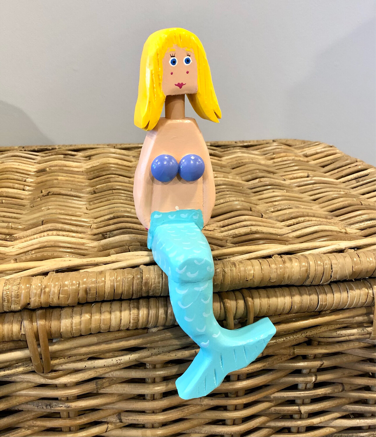 Blonde Sitting Mermaid Timberdoodle