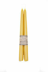 Beeswax Taper 12"