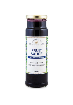Wild Blueberry Fruit Sauce - PEI Preserves Co.
