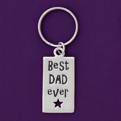 Best Dad Ever Keychain- Basic Spirit Best Dad Ever Keychain- Basic Spirit