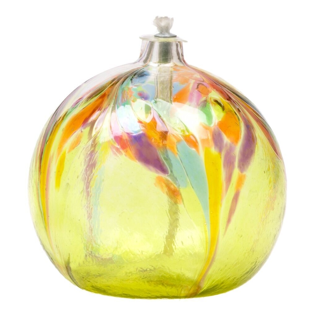 Art Nouveau Oil Lamp - Lime