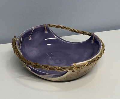 Purple Smudge Bowl- Nancy Oakley