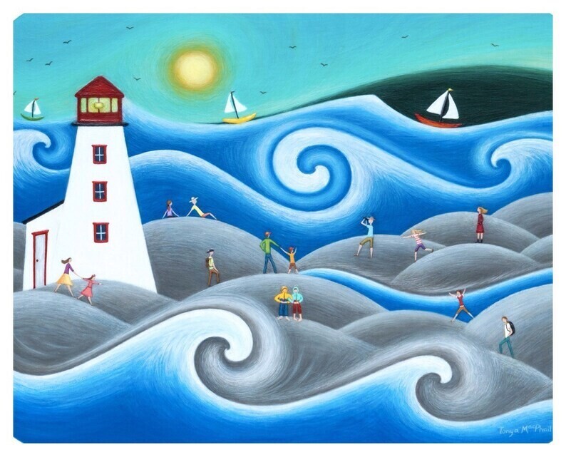 Peggy's Cove Print- Krooked House