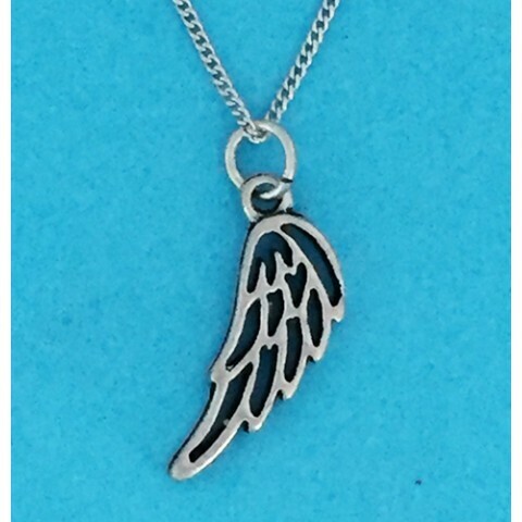 Angel Wing Charm Necklace- Basic Spirit