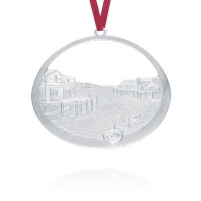 Fishing Village Ornament - Amos 