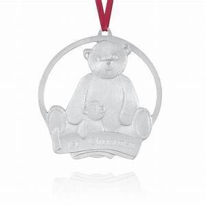 Teddy Bear First Christmas Ornament - Amos 