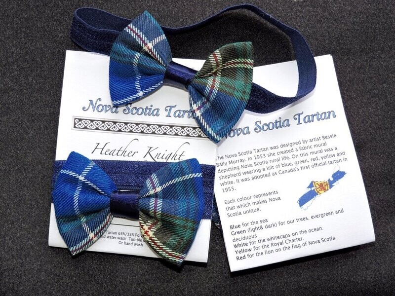 Nova Scotia Tartan Baby Headband- Heather Knight