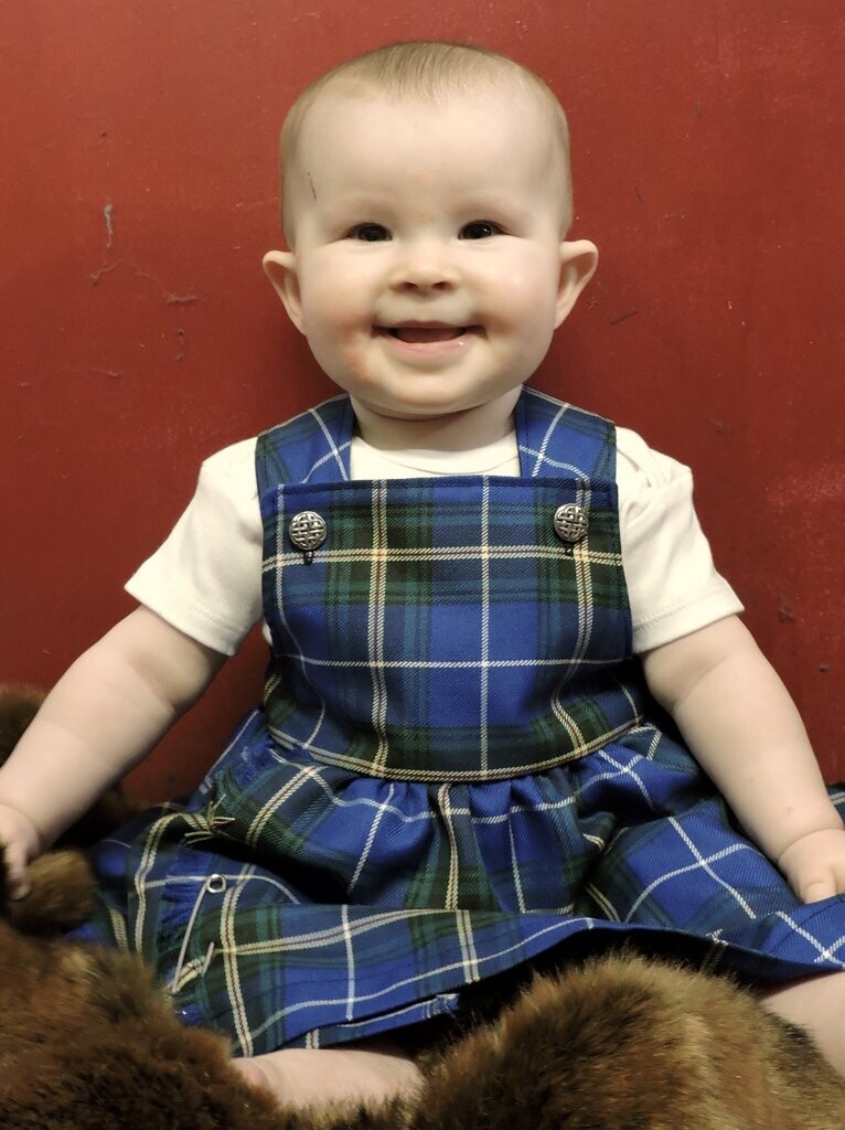 Nova Scotia Tartan Dress - 12-24 months- Heather Knight