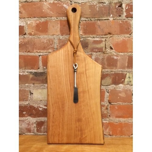 Large Serving Board with Rustic Knife- Basic Spirit