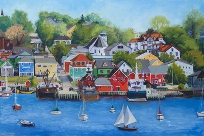 Town of Lunenburg Card- Evgenia Makogon