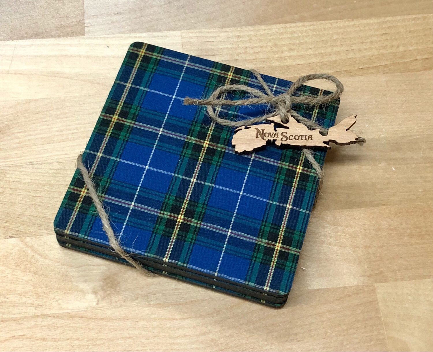 Salt Air Tartan Coasters