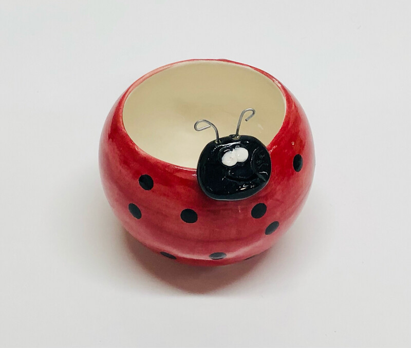 Large Ladybug Planter Clayton Dickson
