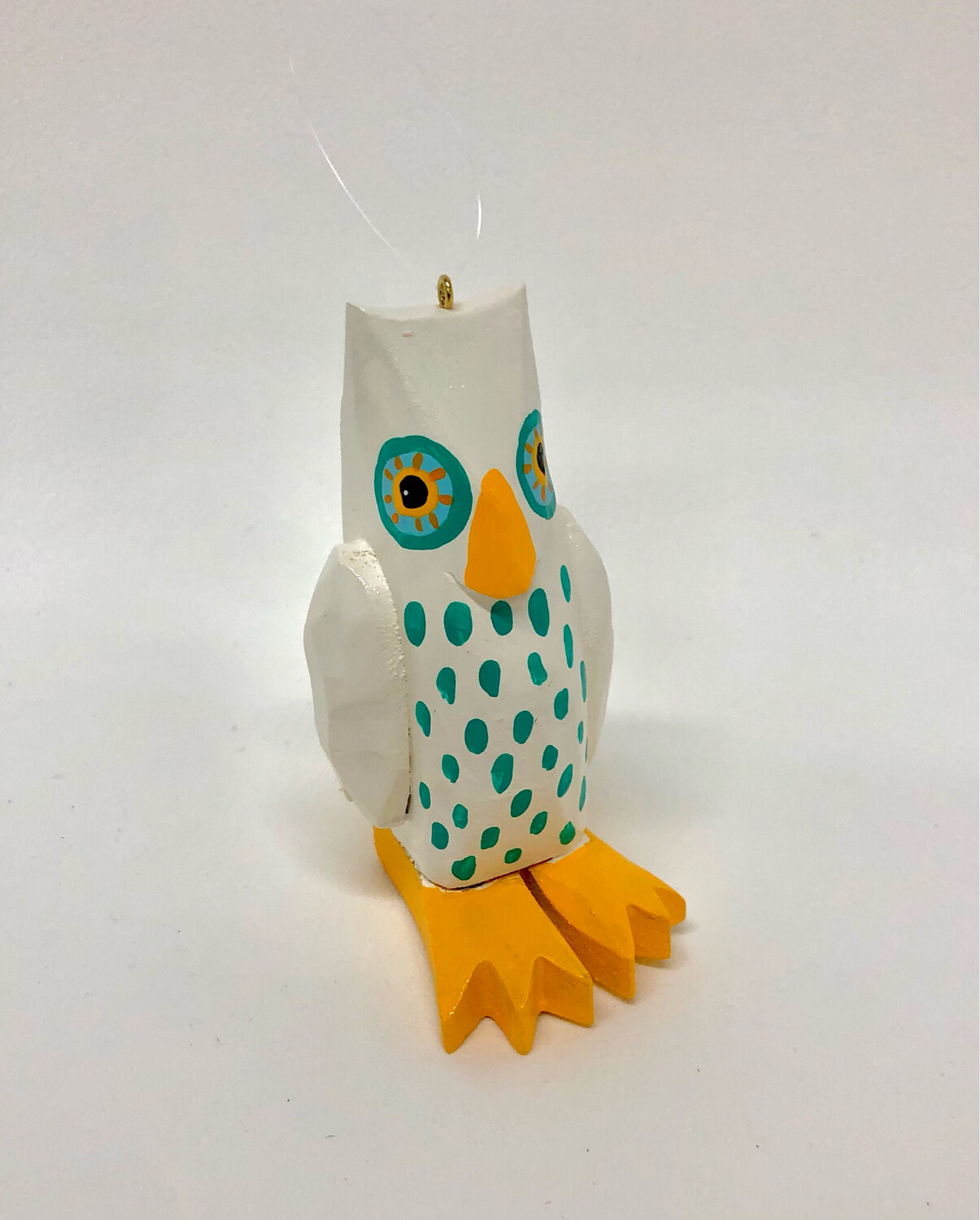 White Owl Ornament- Timberdoodle