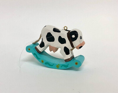 Rocking Cow Ornament- Timberdoodle