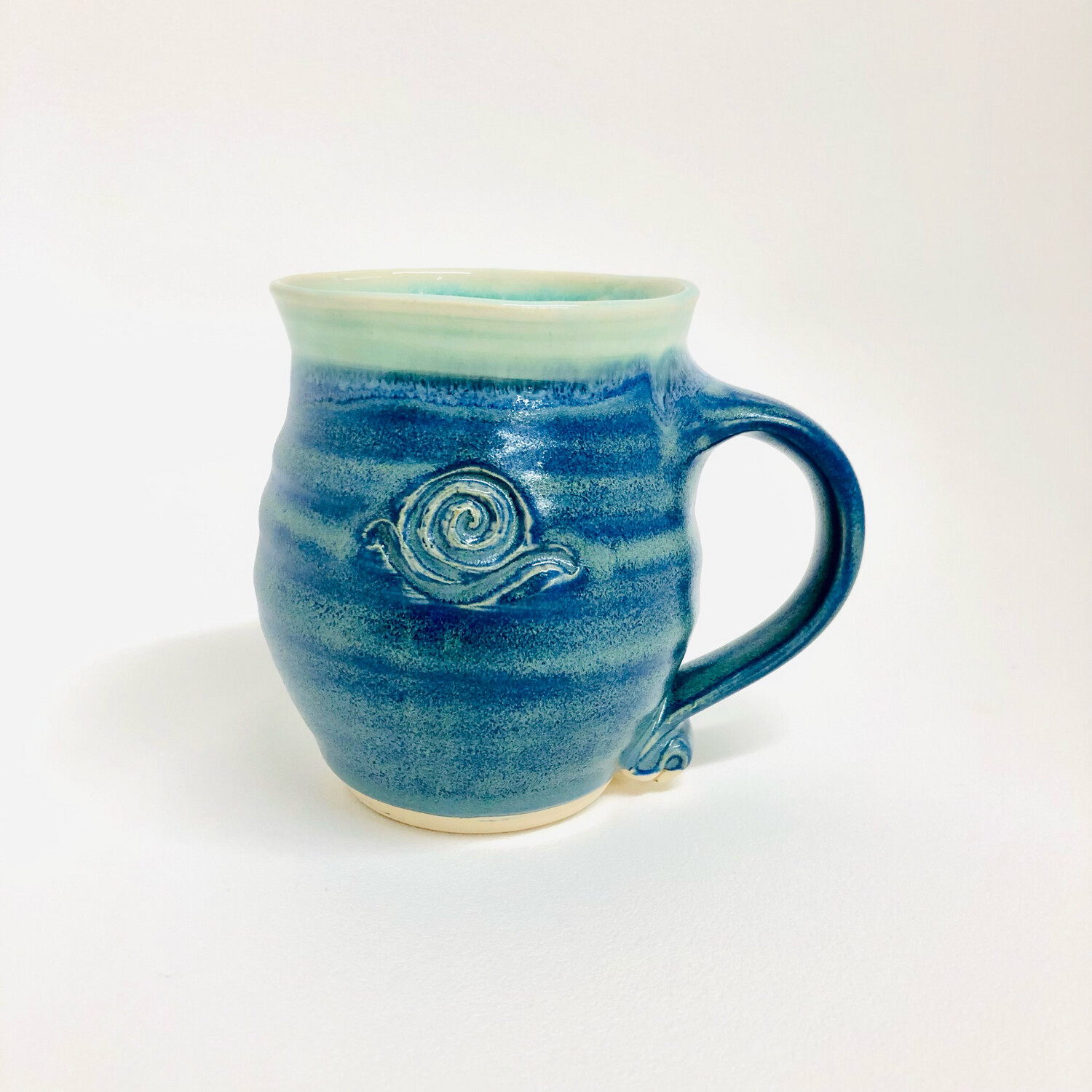 Blue Snail Mug, Tall