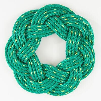 Green Lobster Rope Wreath 16&quot;