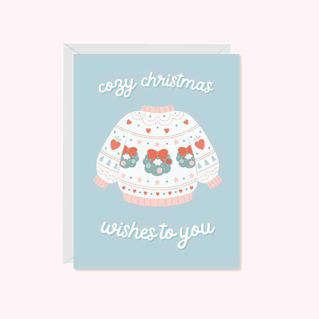 Cozy Christmas Wishes Card 
