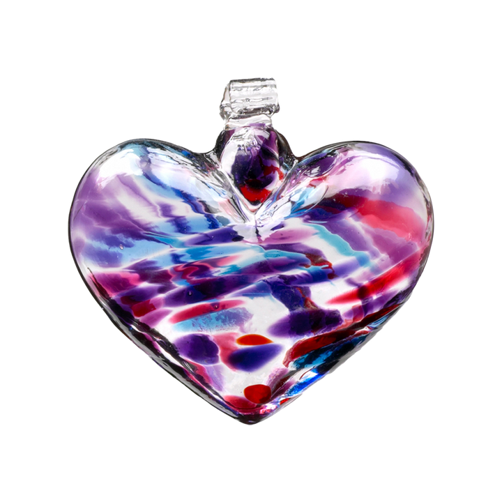 3" Berry Glass Heart