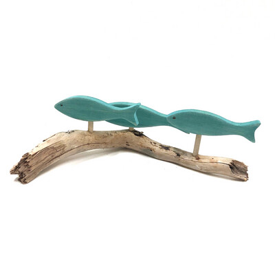 Teal 3 Fish School - Jerry Walsh  