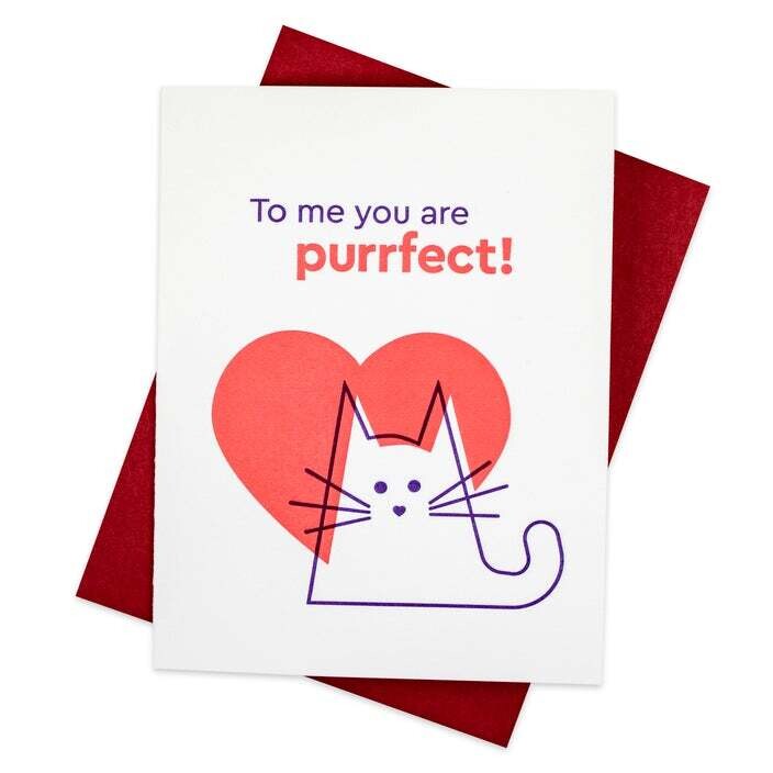To me you are purrfect card - Inkwell Originals 