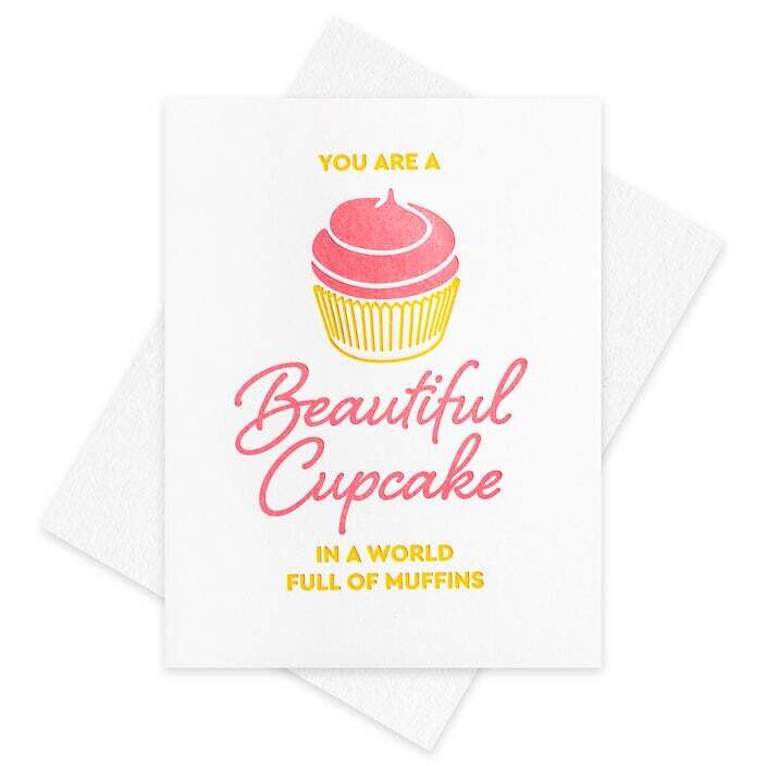 Beautiful Cupcake card - Inkwell Originals 