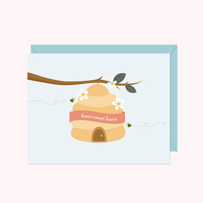 Home Sweet Home card - Paper Hearts 