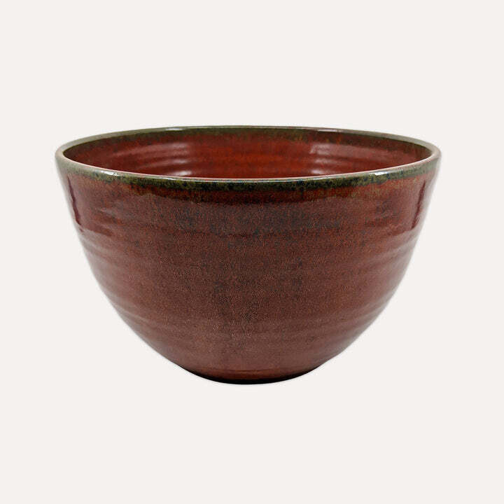Iron Red Large Mixing Bowl