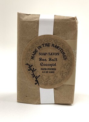 Made in the Maritimes Soap- Sea Salt Coconut