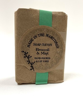 Made in the Maritimes Soap- Broccoli & Mint