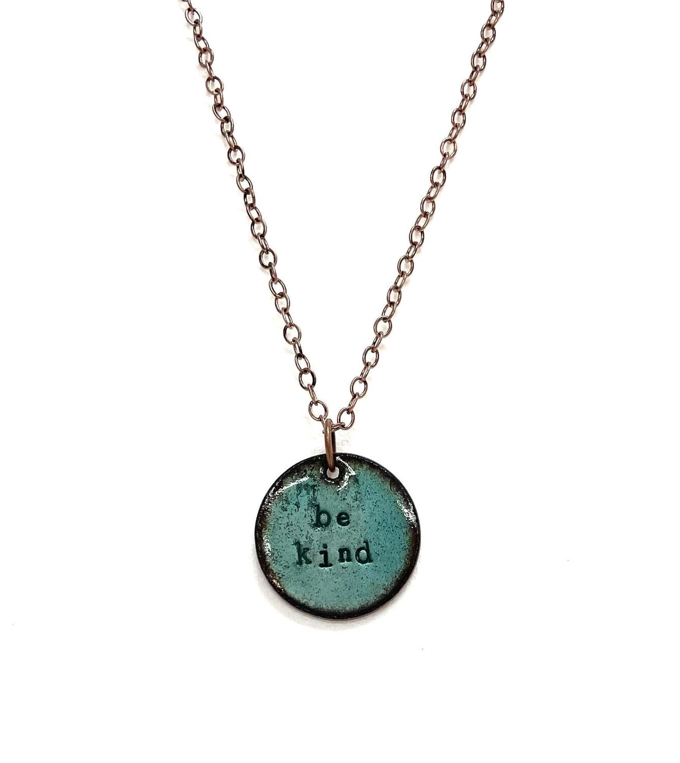 Be Kind Turquoise Necklace- Aflame