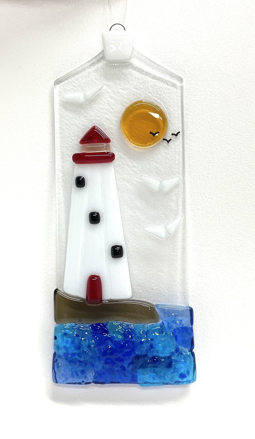 Lighthouse Glass Scene