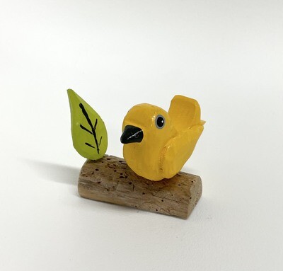 Yellow Songbird Timberdoodle