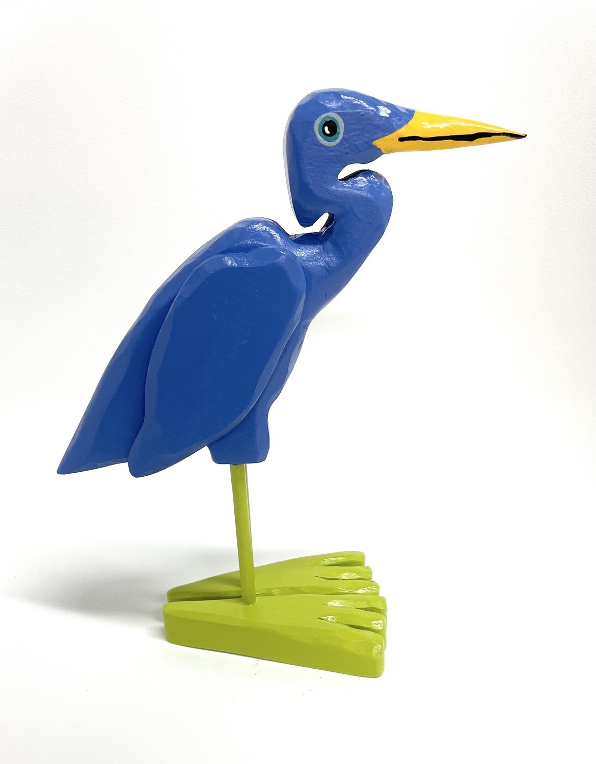 Small Periwinkle Blue Heron Timberdoodle