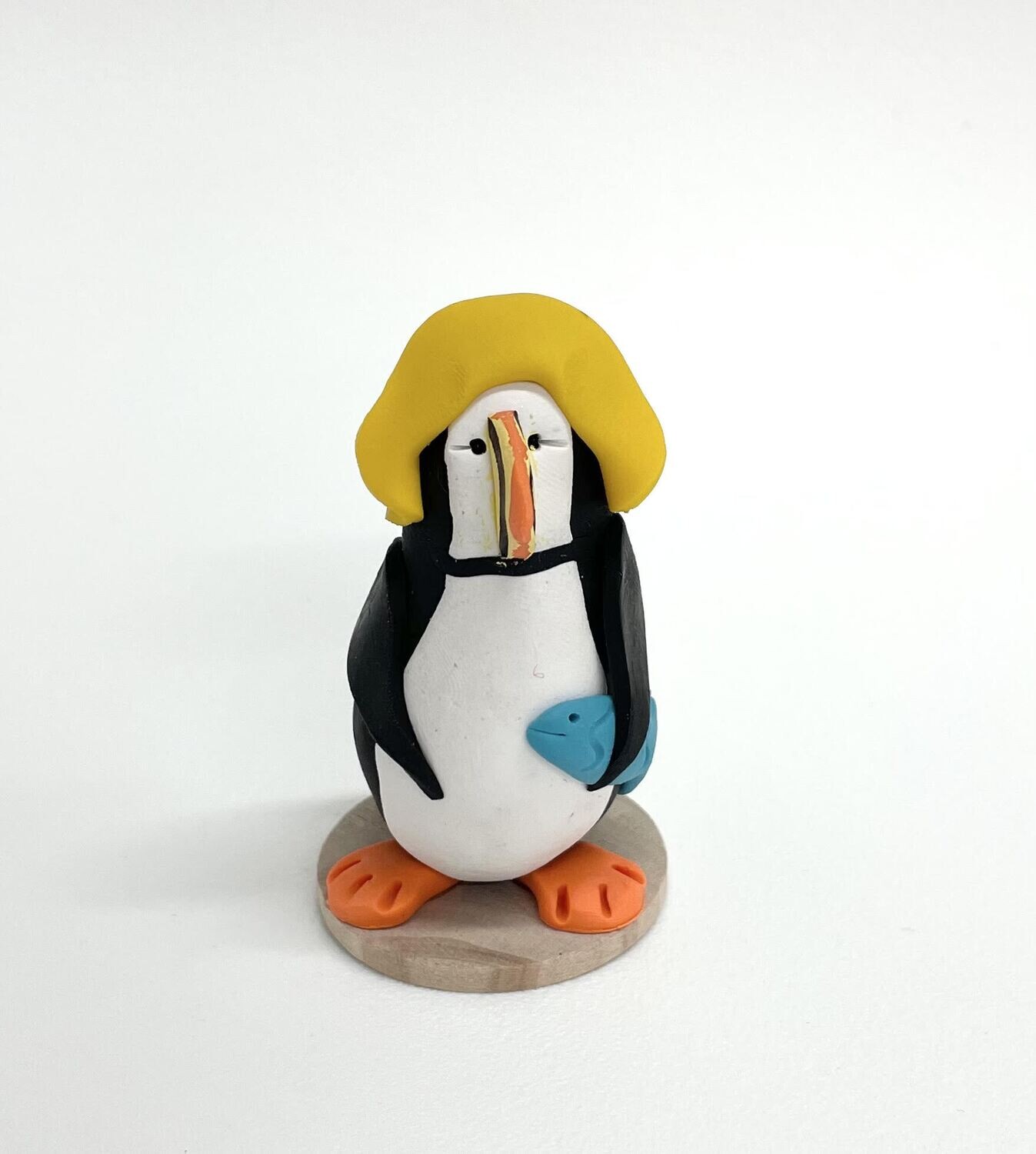 Clay Standing Puffin