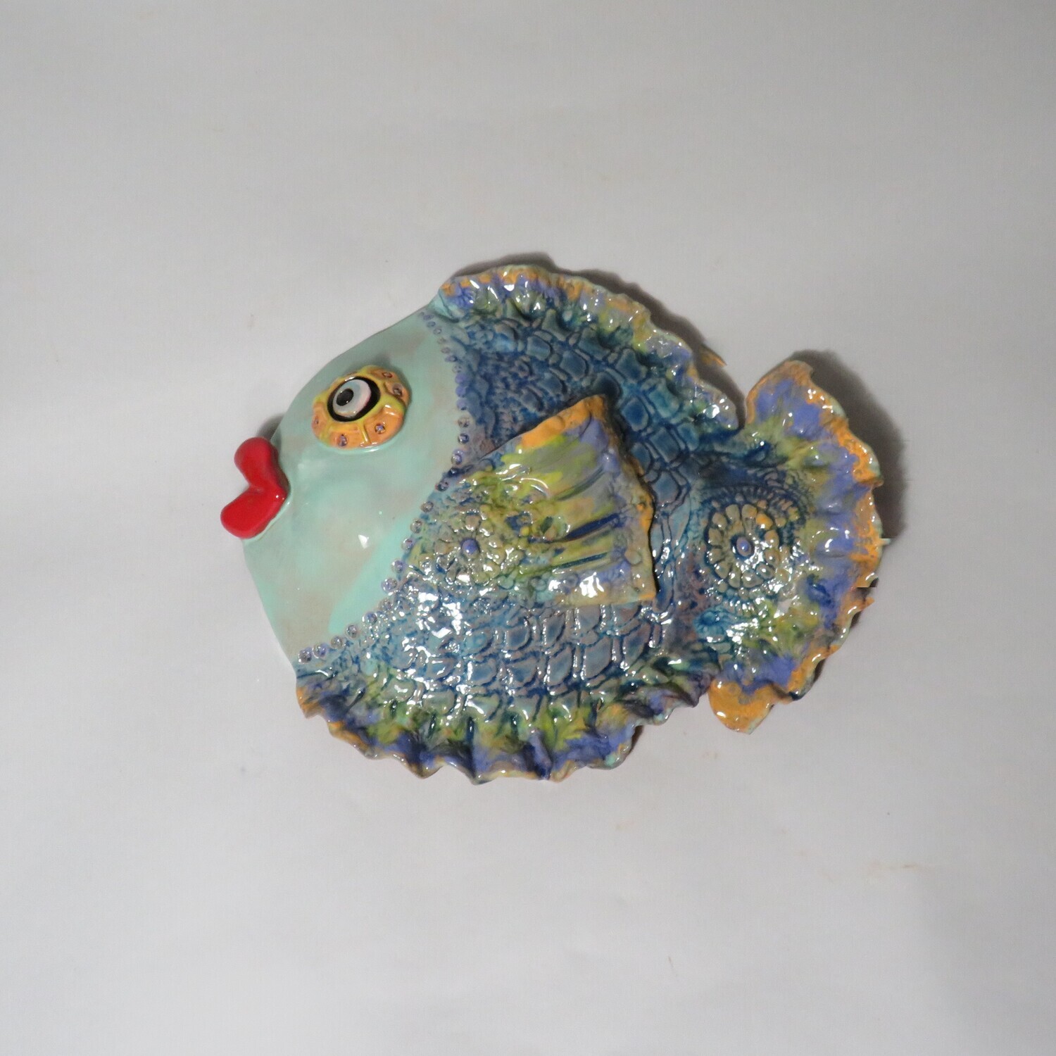 Atlantic Puffer Fish with Red Lips- Mary Jane Lundy   