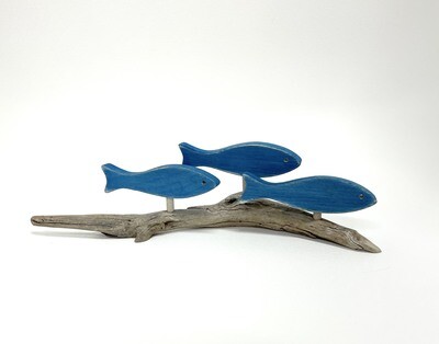 Dark Blue 3 Fish School - Jerry Walsh