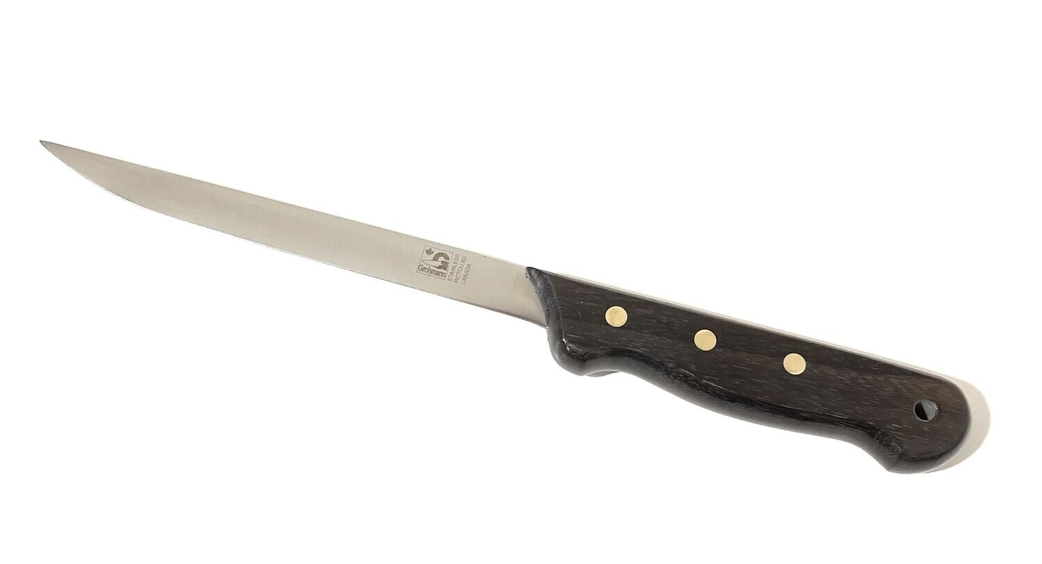 Rosewood Flexible 7" Fillet- Grohmann Knives
